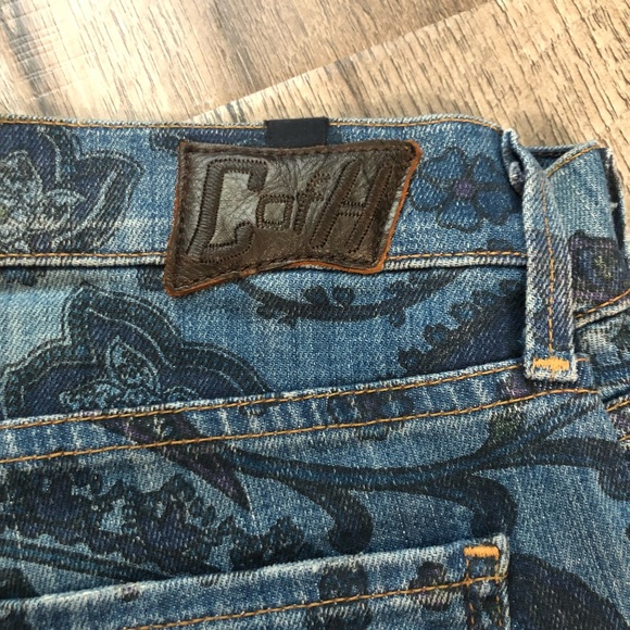 Citizens Of Humanity Avedon Paisley Print Jeans - Picture 4 of 8